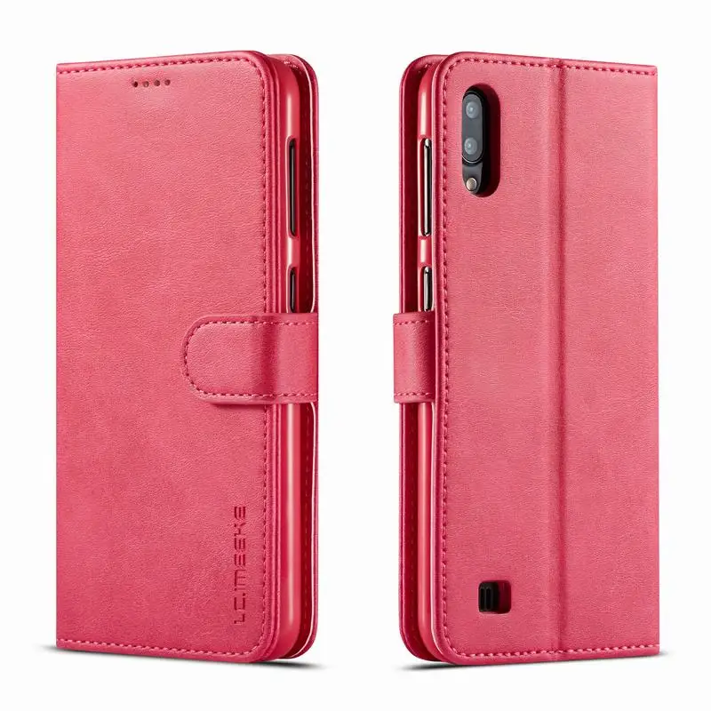 Luxury Vintage Leather Flip Wallet Phone Case with Magnetic Closure