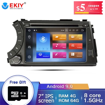 

EKIY IPS 2Din Android 9.0 4G+64G DSP IPS Output CAR Radio For Ssang Yong Ssangyong Actyon Kyron Dvd Player Radio Screen Receiver