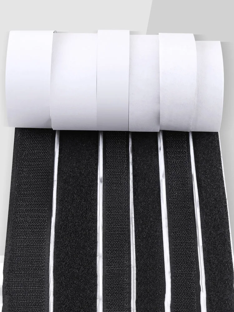 Double sided Velcro Velcro strong screen adhesive tape fastener mother paste self adhesive Curtain tape