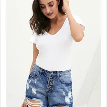 Стиль, женское платье, универсальное, большой размер, высокая талия, для похудения, однобортное, Горячая мама, высокая посадка, потертые джинсовые шорты