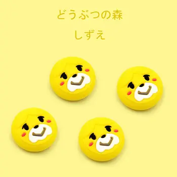 

4 x Joystick Analog Stick Thumb Grips Silicone Caps For Switch Game Lite Animal Crossing Yellow NS Pro