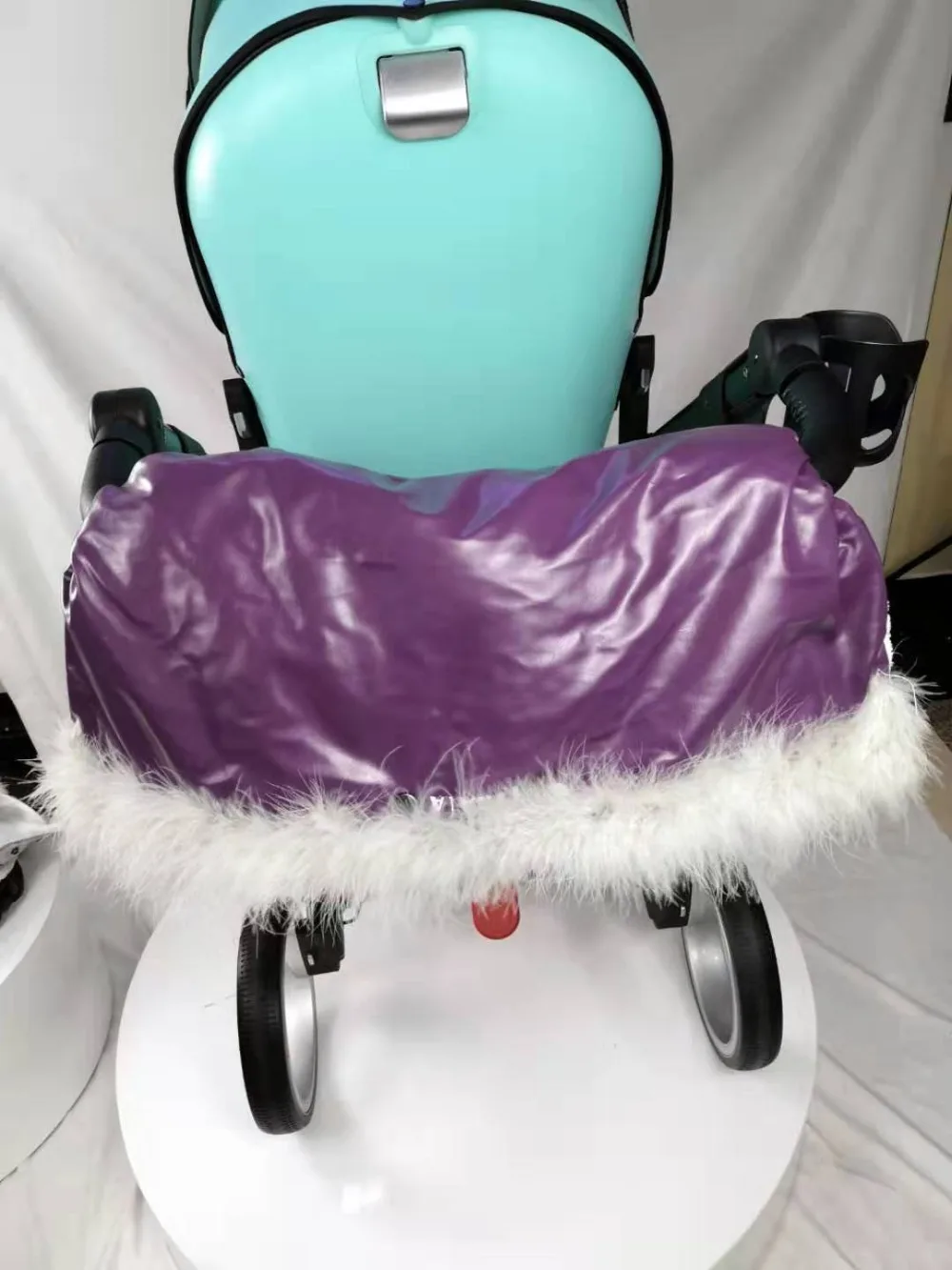 Stokke коляска кожа Мех Муфта ручной маффюпер теплые перчатки рукавицы водонепроницаемые ветрозащитные для русской мамы
