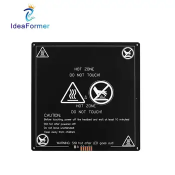 

MK3 Improve version Aluminum PCB Heat Bed 12V Heat Bed High Temperature Hot bed 220*220*3mm 3D Printer Parts .