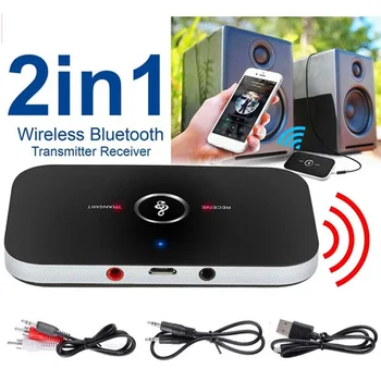 

B6 Bluetooth Transmitter Receiver Wireless Audio Adapter For Headphones Speakers TV 3.5mm Bluetooth 4.0 Music Receiver Family