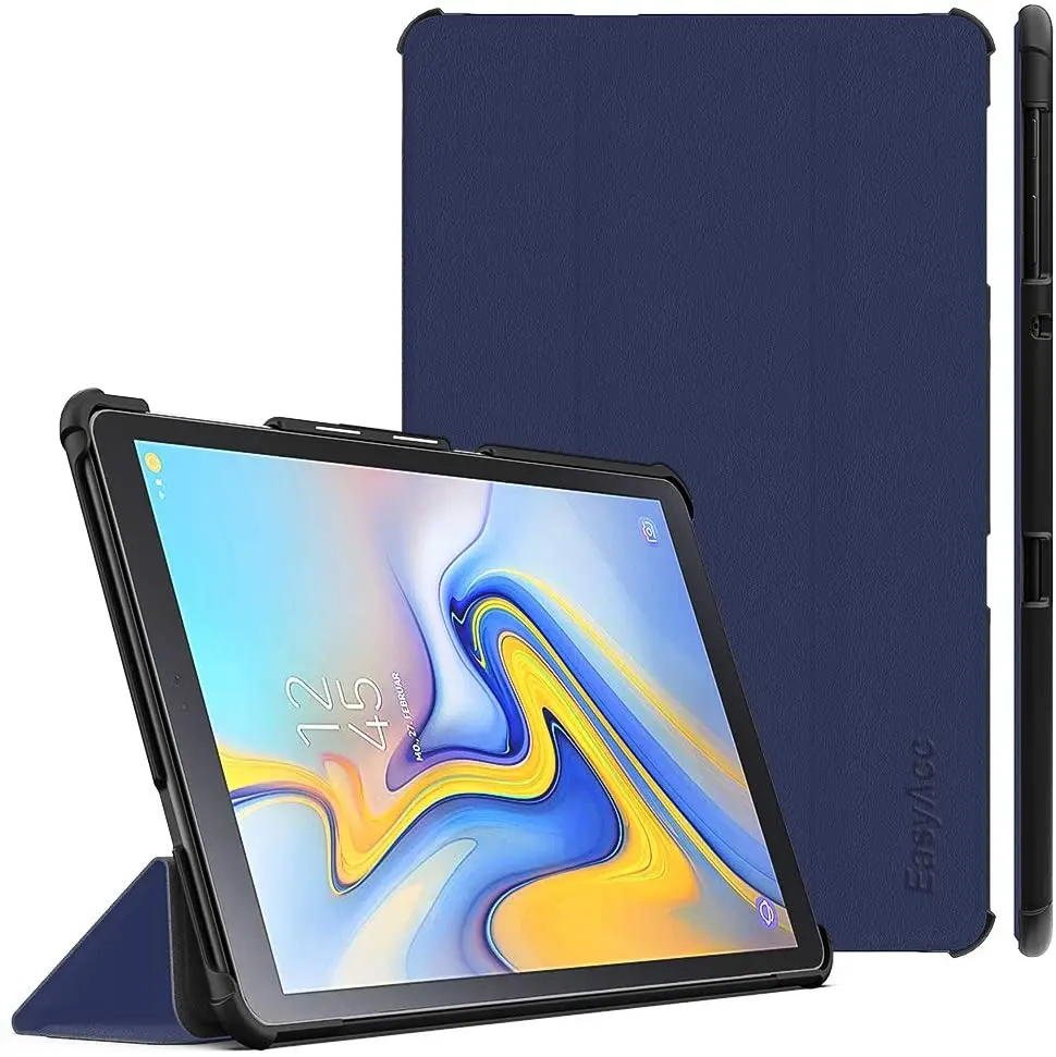 

EasyAcc® Samsung Tab A 10.5 Case PU Leather Shockproof Magnet Wake up Sleep Smart Cover Case For Samsung Tab A 10.5 inch
