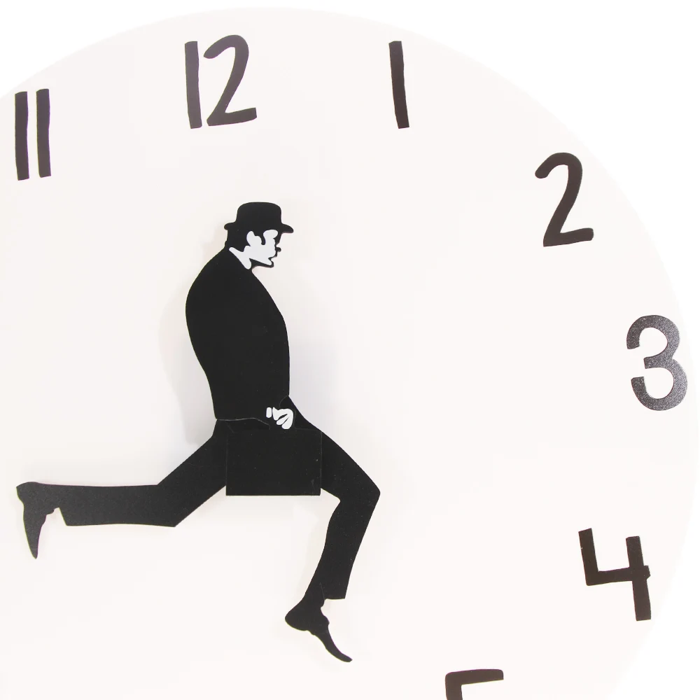 British Comedy Inspired Ministry Of Silly Walk Wall Clock Comedian Home ...