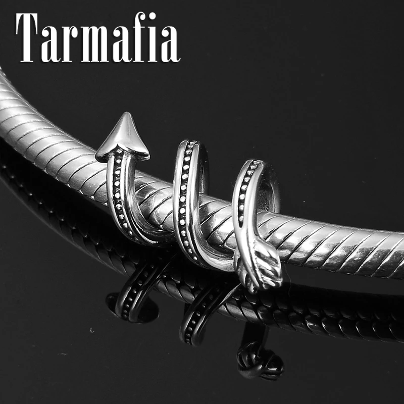 Женские изогнутые браслеты из серебра 925 пробы с бусинами | Украшения и