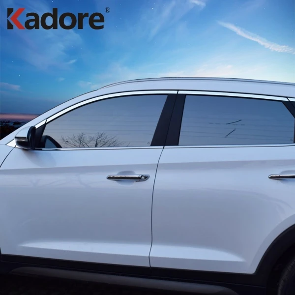 Хромированные покрытия для дверных ручек Hyundai Tucson TL 2015 2016 2017 2018 2019 2020 украшения
