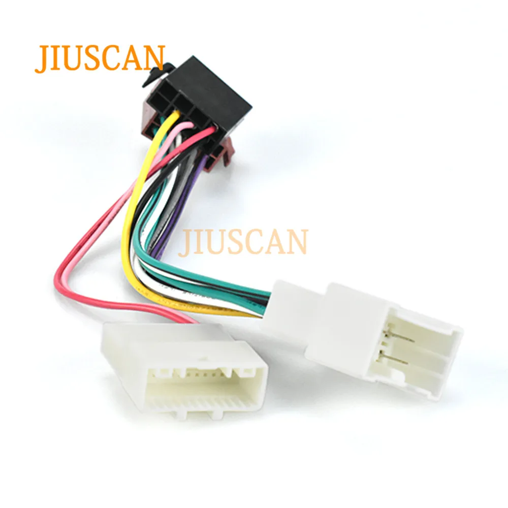 JIUSCAN 12-043 ISO радио адаптер для RENAULT для DACIA жгуты проводов разъем свинцовый ткацкий станок кабель штекер Адаптер стерео