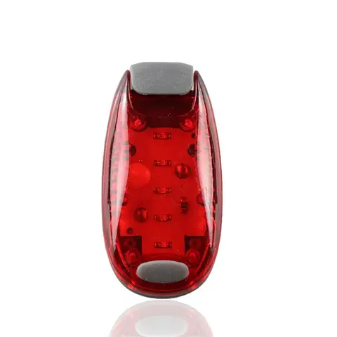 5LED Bike Bicycle Parts Multi-function Safety Bicycle LED Light Clip Running Waterproof Cycling Taillight Bike Accessory
