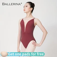 Балерина; тренировочный Купальник для женщин; танцевальный костюм для девочек; слинг для гимнастики; Adulto; регулируемый ремень; трико; 5085