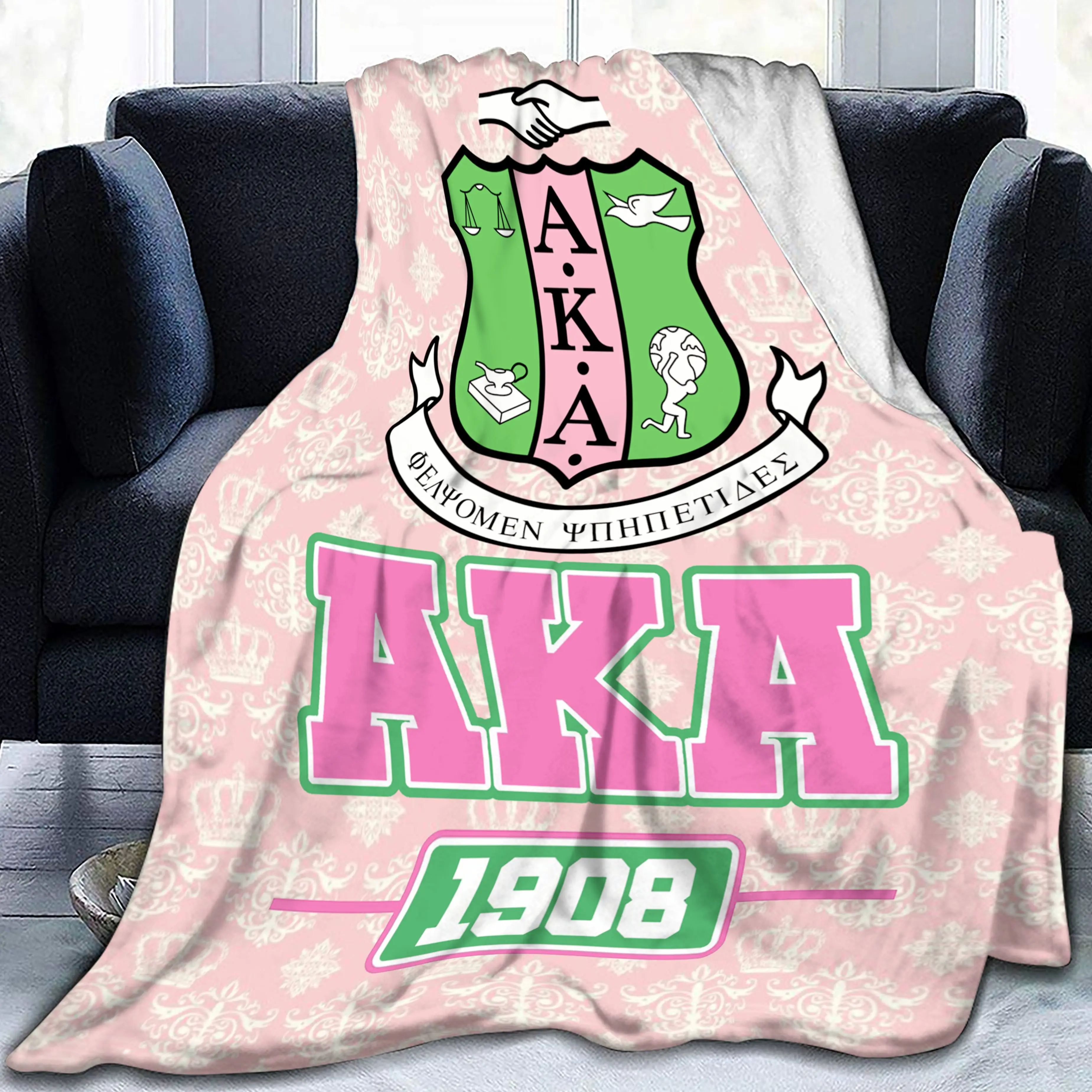 Aka Throw Blanket Ultra Soft Velvet Blanket Lightweight Bed Blanket