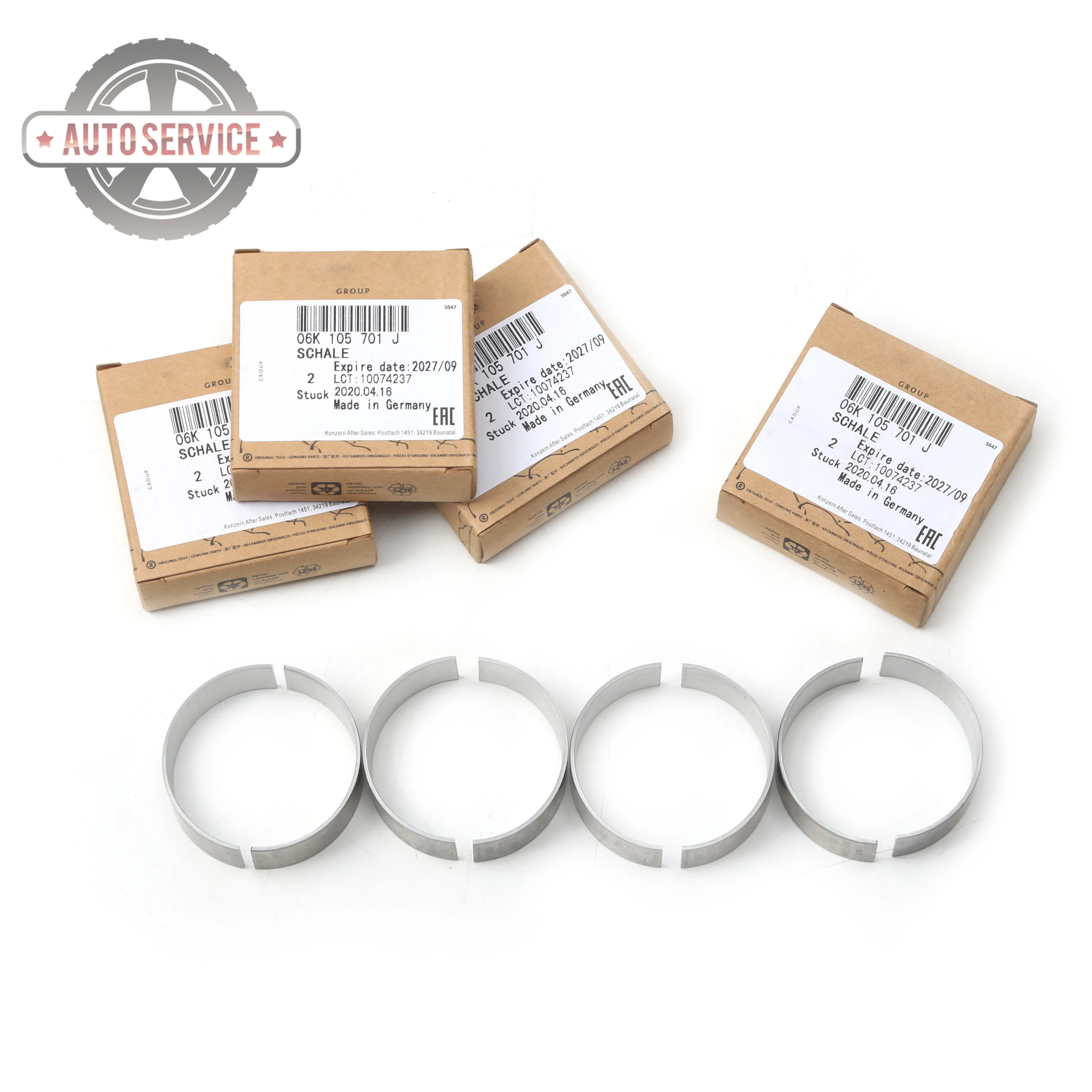 

Комплект подшипников шатуна 06L105701D 06K 105 701 J для VW Beetle Arteon Golf Audi A1 A3 A4 Q2 Skoda Octavia Seat Leon