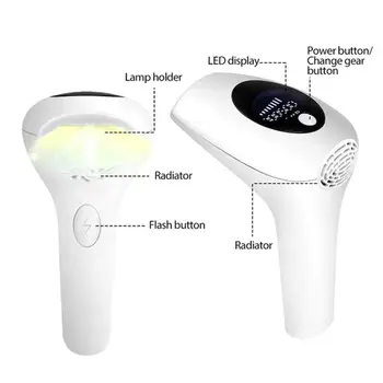 

Eight-Speed Household Hair Removal Device Portable Painless Hair Removal Equipment Lcd Large-Screen Laser Hair Removal Device