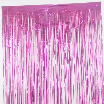 

Party Fringe Curtain Tassel Foil Birthday Wedding Home Hanging Back Drop Decor