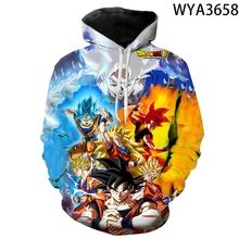 Homem feminino crianças moda hoodies quadrinhos goku 3d impresso camisolas pulôver manga longa menino menina crianças streetwear