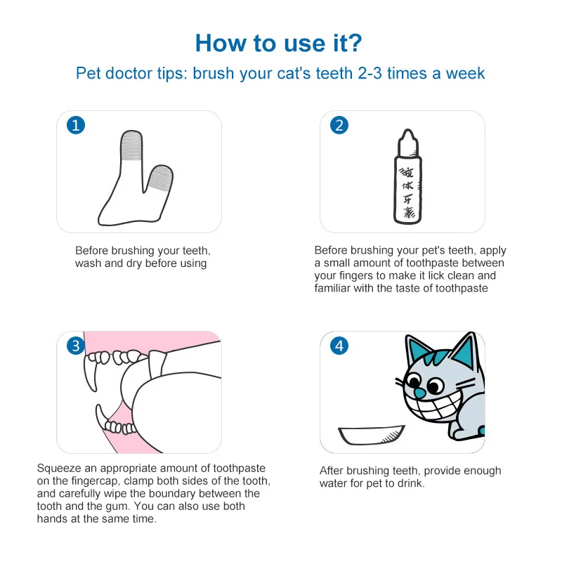Title 3, Pet Tooth Cleaning Fingercap Finger Toothbrush ...