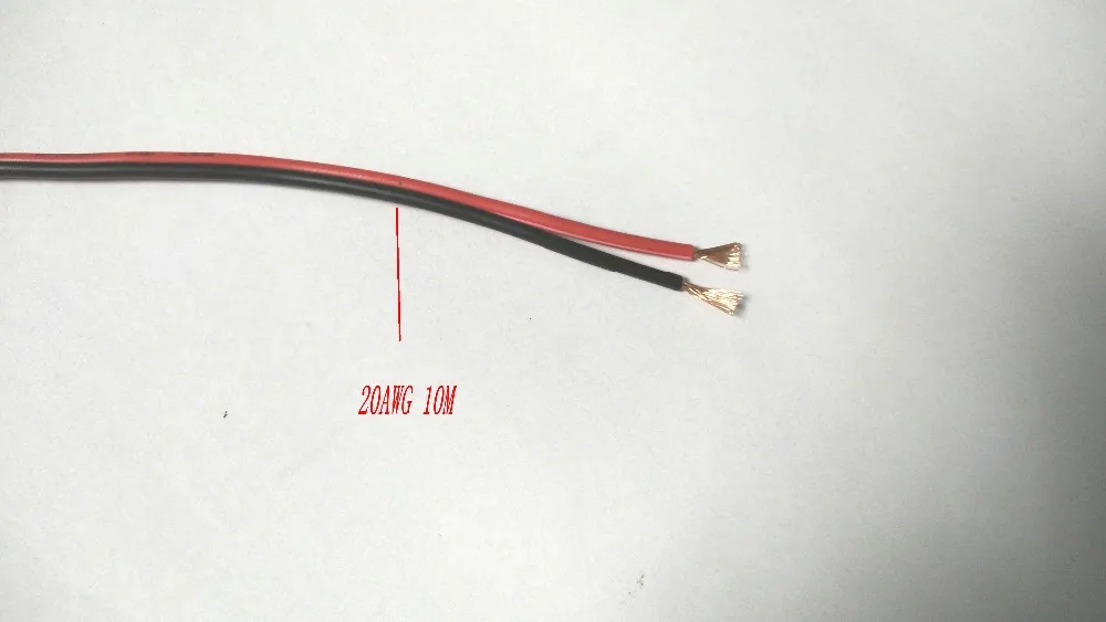 Новый медный провод на молнии 10 м 20AWG (черный + красный)|Электрические провода| |