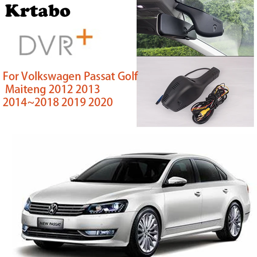 Для Volkswagen Passat Golf Maiteng 2012 2013 2014 ~ 2018 2019 2020 Автомобильный видеорегистратор Wi Fi камера