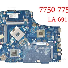 Материнская плата для ноутбука acer 7750 7750G HM65 P7YE0 LA-6911P REV 1,0 неинтегрированная видеокарта полностью протестирована