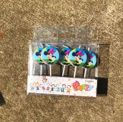 Birthday Cake Decoration Candle Party Supplies For Decorating Boys and Girls Smiley Theme First Birthday Party Decoration