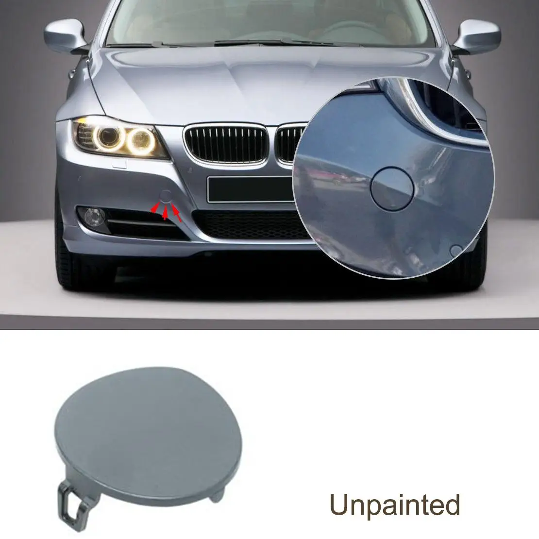 Заглушка для Буксировочного Крюка переднего бампера BMW E90 E91 316 318 320i 328i 330i |