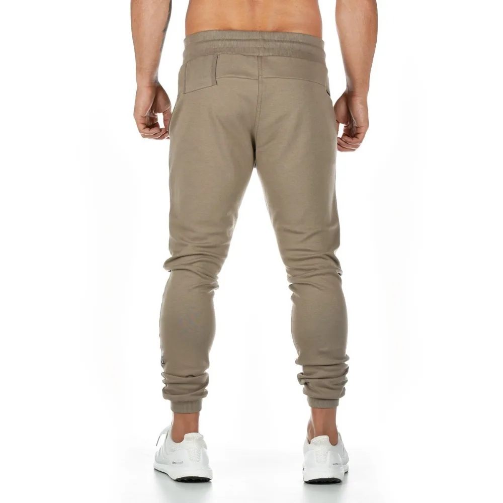 2019 мужские новые спортивные штаны, однотонные штаны, повседневная спортивная одежда для бега, Мужские Упражнения для брюк, Хлопковые Штаны
