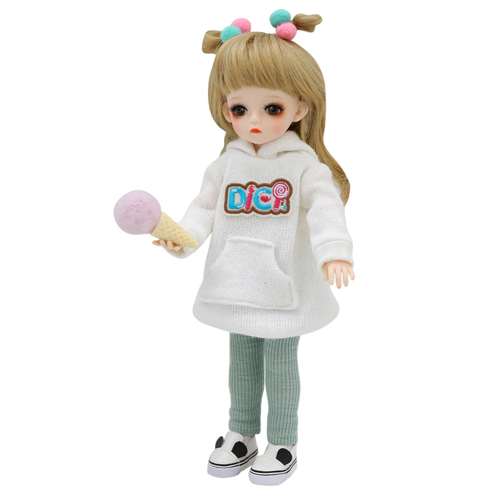 1/6Bjd кукла 30 см подарки для девочки 18 суставов кукла с одеждой DIY кукла лучшие подарки на год ручной работы игрушка косметика