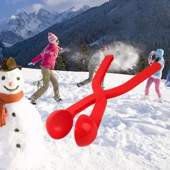 

36CM Winter Outdoor Snow Ball Maker Snowball Clamp Clip Scoop Fight Funny Sand Mold Tool Sport Toys for Children Color Randomly