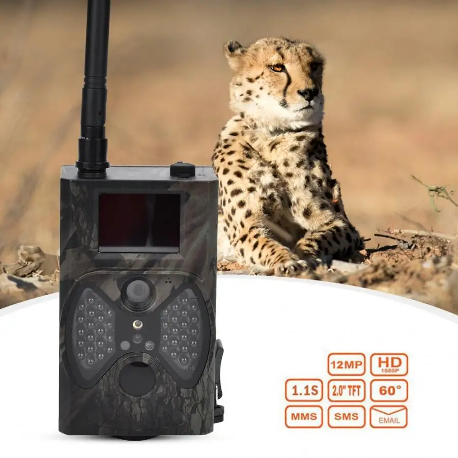 Охотничий Трейл камера водонепроницаемая охотничья видеокамера GSM 12MP 1080P фото ловушки инфракрасное ночное видение Дикая камера s