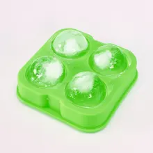 Хоккейная форма для хоккея, 4 отверстия, хоккейная форма, сферический лед, чашка, маленькая сетка, круглая форма