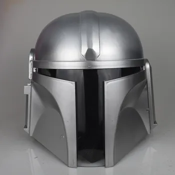 

Disney Star Wars Mandalorian Armour Cosplay Props Human Head Mask ABS Action Figure Collection Model Toy M5010