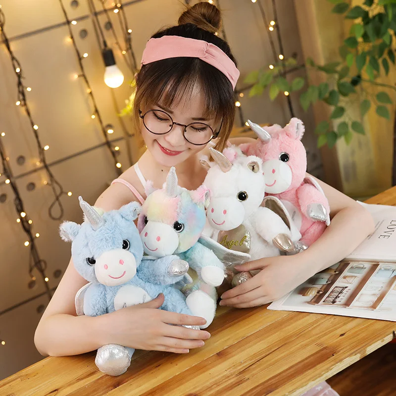 Новое поступление 25 см peluche licorne мягкая игрушка единорог плюшевые игрушки животные peluches Единорог для детей