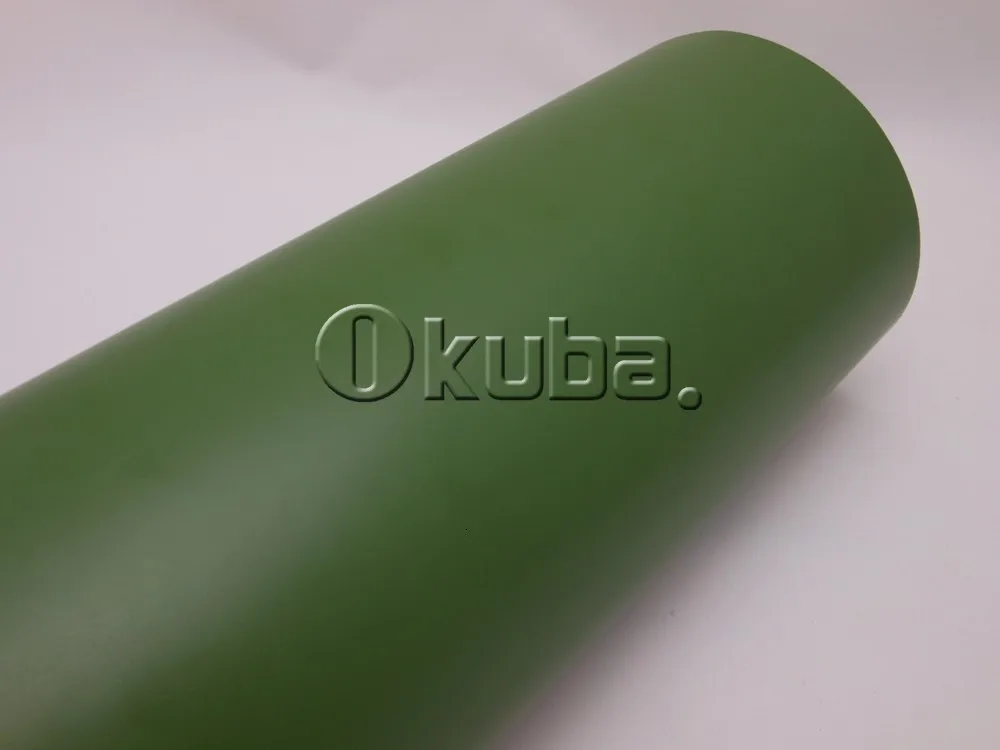 Matte Car Wrap Vinyl Matte Green Vinyl Wrap Army Green Matt Film 4