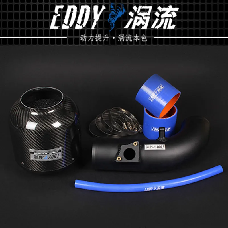 EDDY příjem systém vzduch příjem dýmka & uhlík vlákno vzduch filtr pro Honda odysseia 2.4L 2015 2016 2017 2018 auto motor součástky