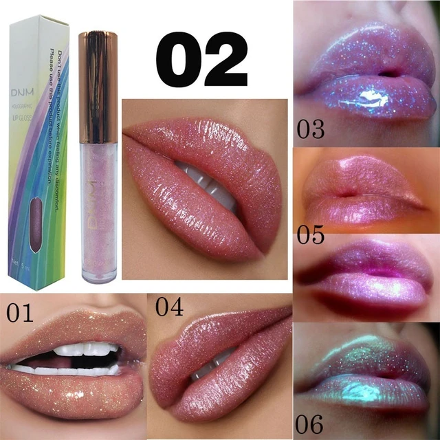 6 PCs S.he Diamond Glitter Lipgloss Set - All 6 Colors Bright