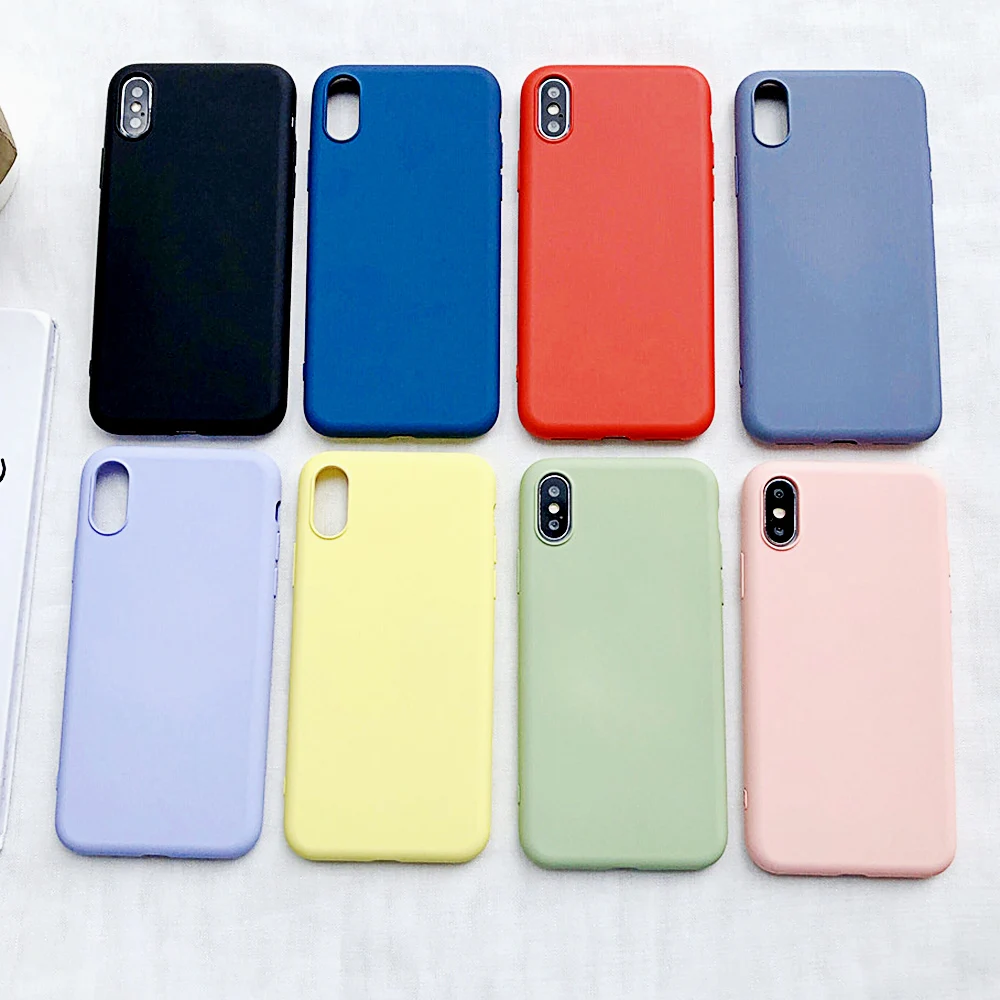 

Original Silicone Case For iPhone 7 8 6 6S Plus X XS MAX XR For iPhone 11 Pro Max Cover for Samsung S8 S9 S10 Plus S10e Note 8 9