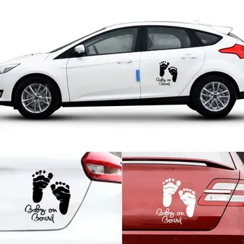 

Baby on The Board Stylish Ultra-slim Window Car Stickers Decal Decor Bedroom Car Stickers For Car Stylish Decoration