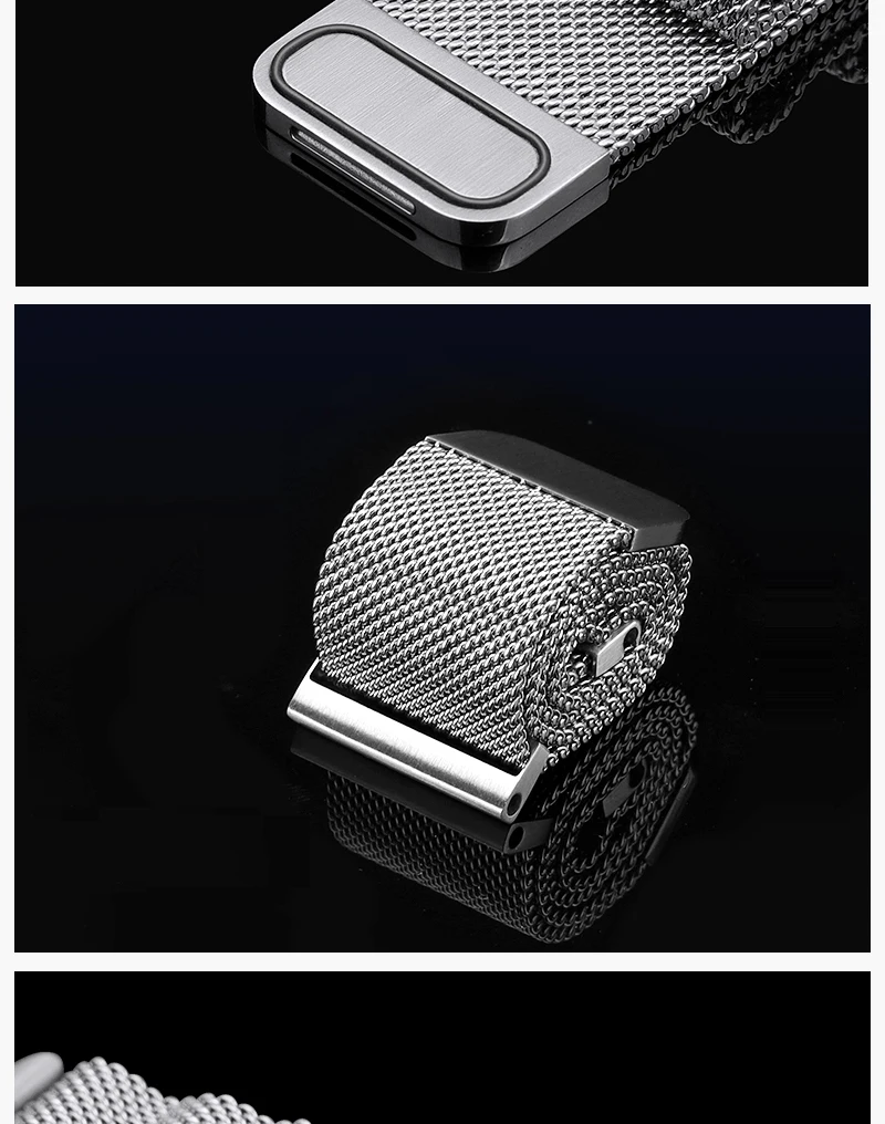 18мм 20мм / 22мм миланская петля для Samsung Galaxy Watch Active 42 / 46мм Ремешок для часов Gear Sport S2 S3 для ремешка Amazfit Bip Huawei TalkBand B5