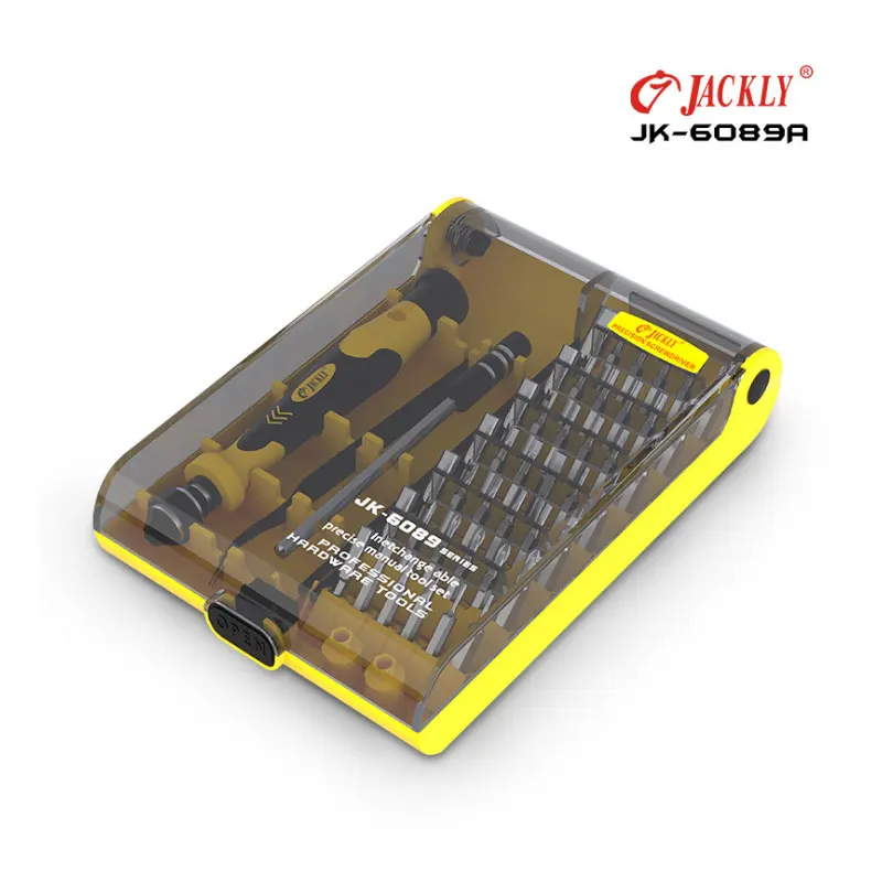 JACKLY 6089A Домашний набор инструментов для ремонта diy Набор отверток для мобильного телефона ноутбука очки