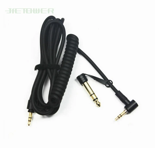 50PCS Replacement 3 5mm Audio Aux Cable Cord for Beats PRO DETOX Headphone 3 5mm Male to 3 5mm 6 5mm Stereo Male Radio Cable