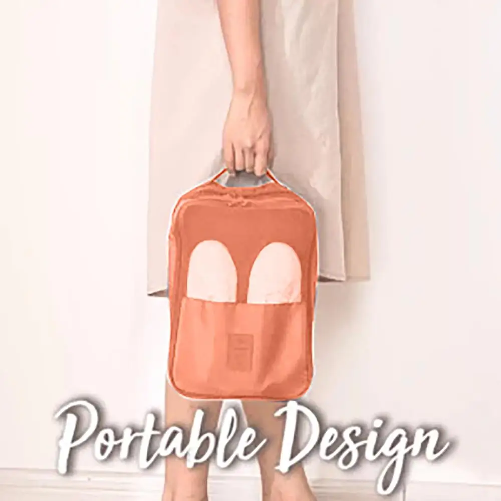 shoe bag 285 г портативный мешок обуви сумка органайзер для гардероба багаж Органайзер дорожный с молнией хранение белья водонепроницаемая сумка для обуви@ 25 - Цвет: shoe bag