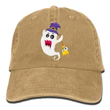 Джинсовая ткань Регулируемая жуткая Летучая мышь с привидениями винтажная бейсболка