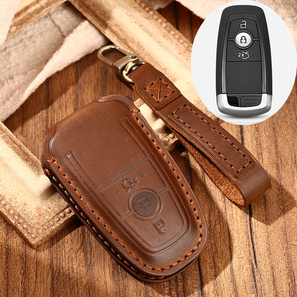 Cover Remote Control/ Key Case For Ford Edge Fusion Mustang Explorer F150 F250 F-350 Super Duty 2021 New Arrivel 3 Buttons - - Racext™️ - - Racext 15