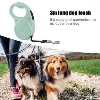 

3M Automatic Retractable Dog Leash Belt Puppy Pet Flexible Traction Rope Dog Cat Running Leads Pet Training Leash Dropshipping