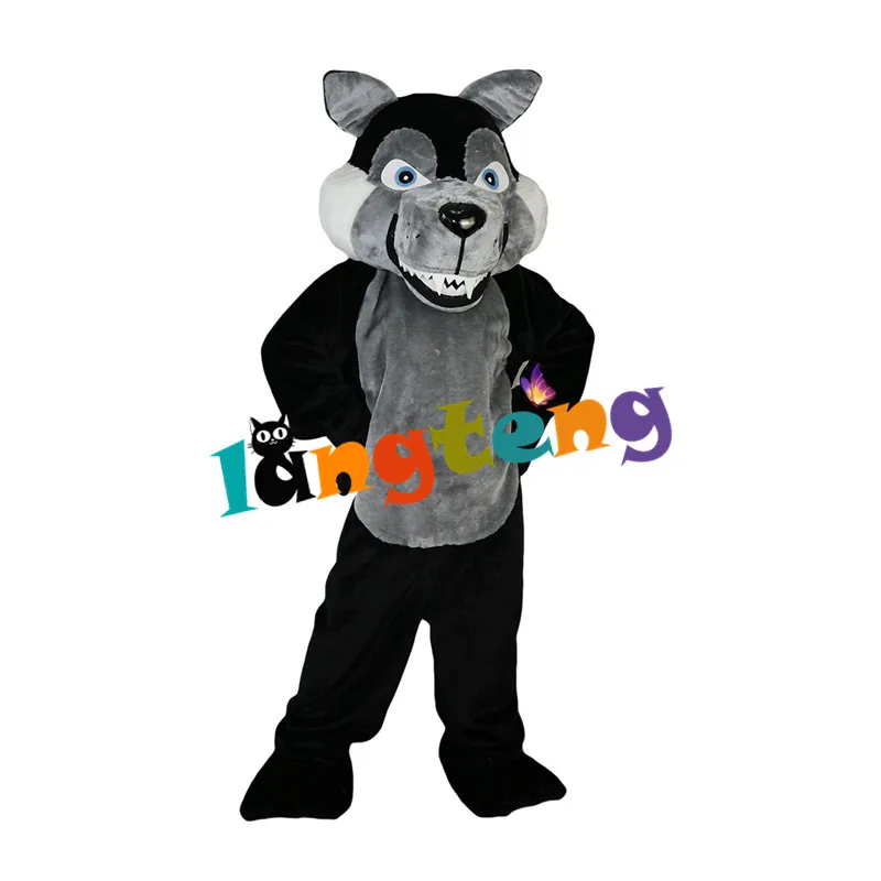 

817 Gray wolf wolfish Mascot Costume For Holiday Cosplay Cartoon Adult