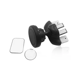 Universal 360º Magnetic Car Phone Mount - CD Slot & Air Vent Holder (Round)