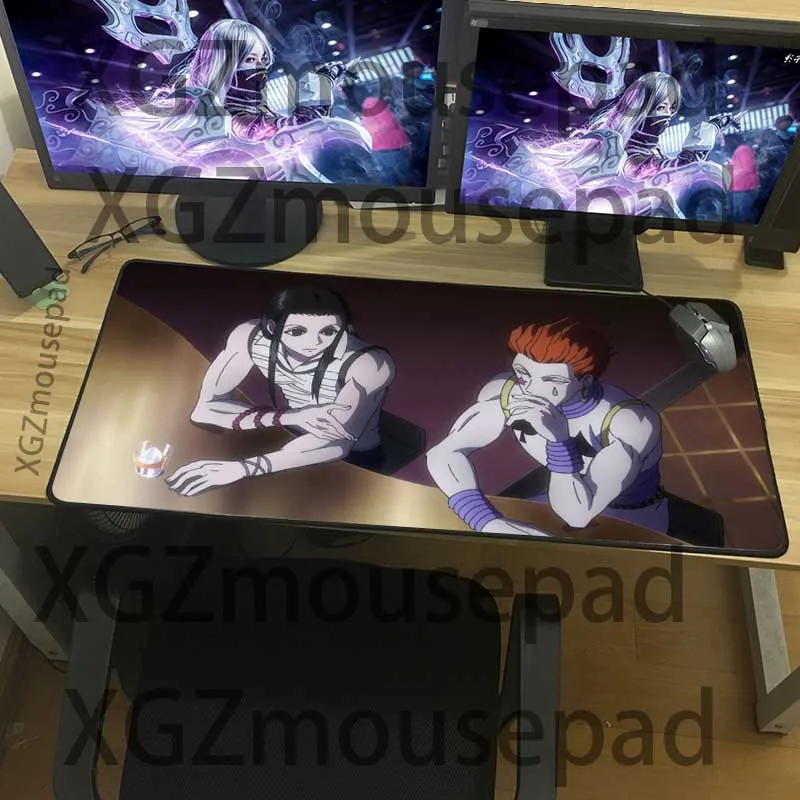 Большой компьютерный Настольный коврик XGZ Magician Killer Hisoka черный Охотник за краями
