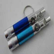 Многофункциональный свисток из алюминиевого сплава три в одном светодиодный мини-фонарь со свистком