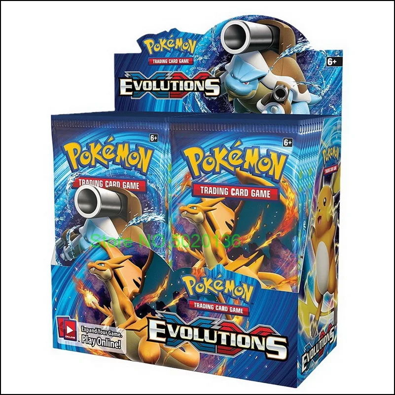 Tarjetas Pokemon TCG: XY Evolution, caja de refuerzo sellada